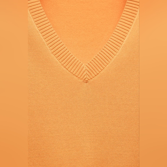 ZARA PLAIN RIB KNIT TOP - Picture 8 of 8